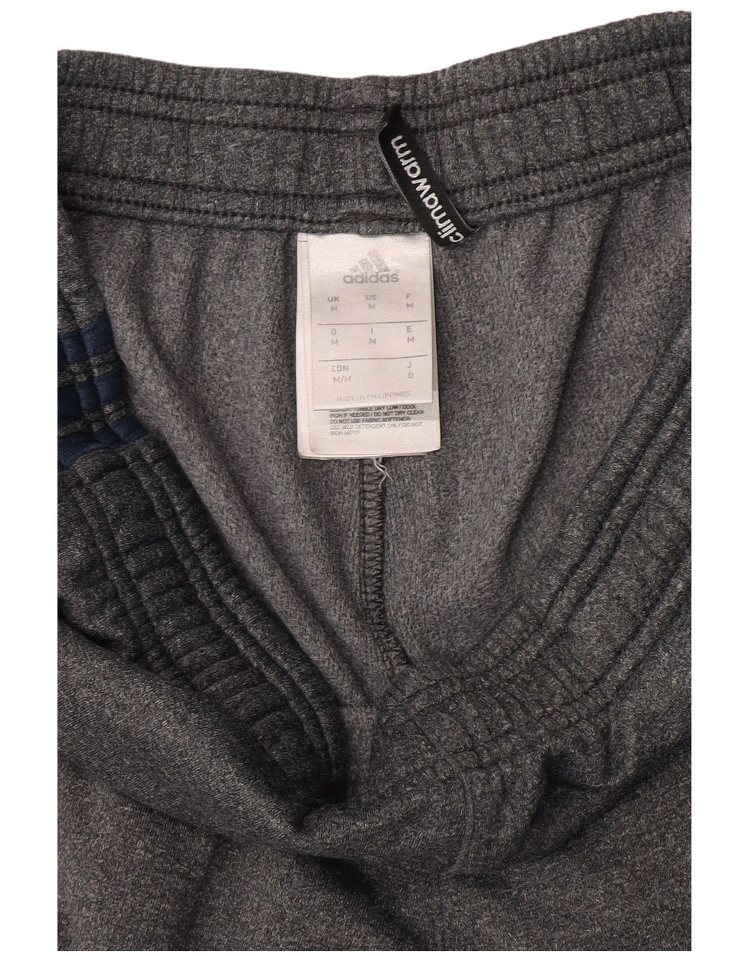 Adidas Mens Climawarm Tracksuit Trousers Joggers Medium Grey Polyester