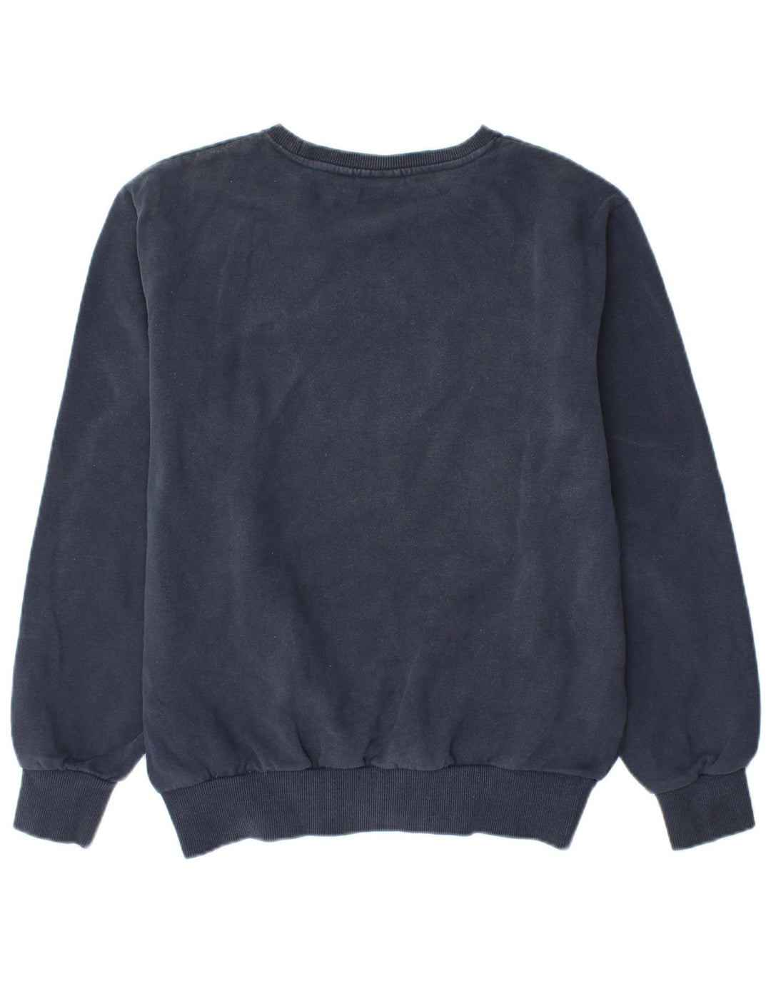 ELLESSE Mens Graphic Sweatshirt Jumper Medium Navy Blue Cotton
