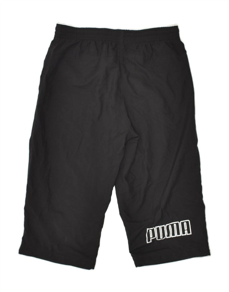 PUMA Boys Sport Shorts 11-12 Years Black | Vintage Puma | Thrift | Second-Hand Puma | Used Clothing | Messina Hembry 