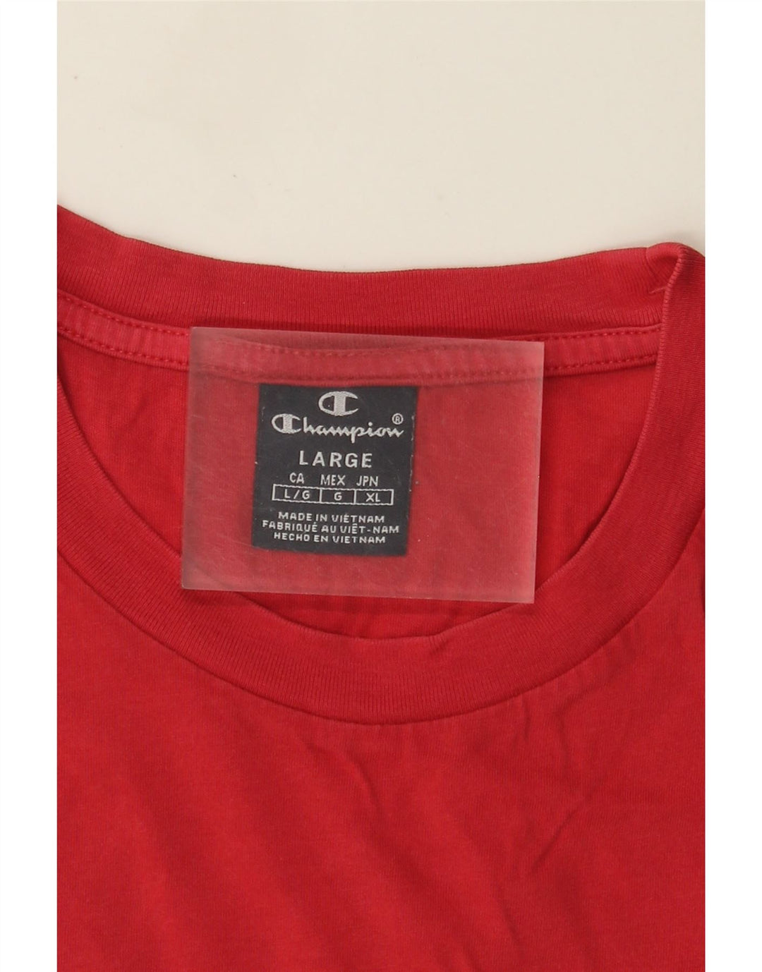 Champion Mens Graphic T-Shirt Top Large Red