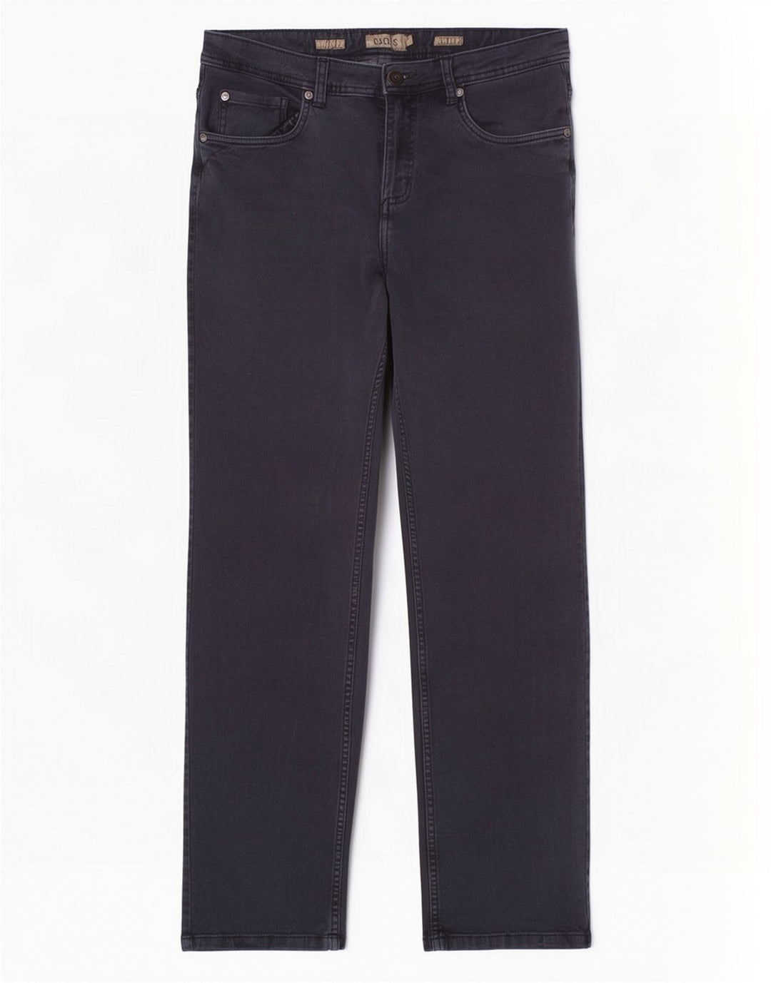 Dack's Mens Straight Jeans IT 50 Large W32 L31 Navy Blue Cotton