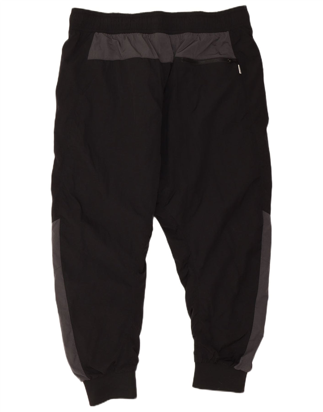 Nike Mens Tracksuit Trousers Joggers 2XL Black Colourblock Nylon