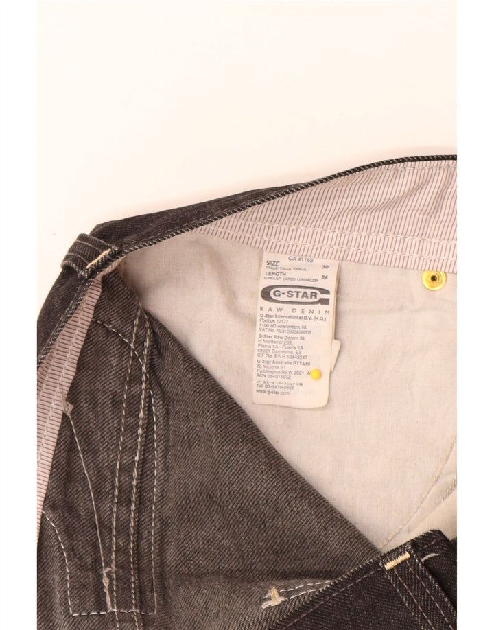 G-Star Womens Graphic Straight Jeans W30 L34 Grey
