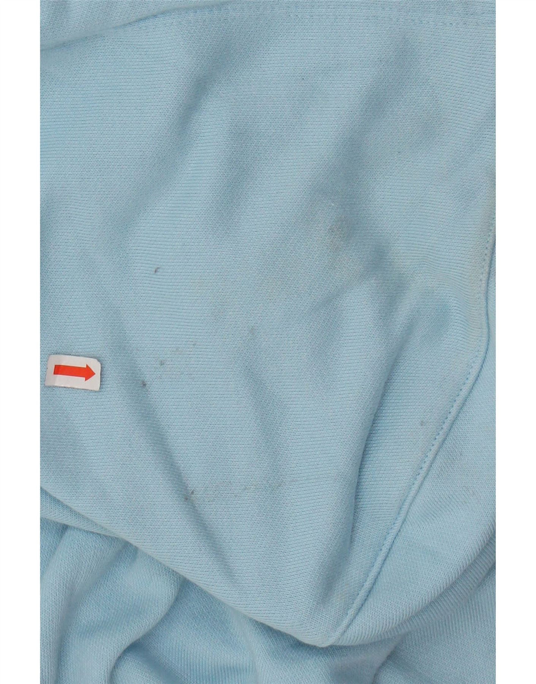 CHAMPION Womens Crop Oversized Graphic Hoodie Jumper UK 10 Small Blue