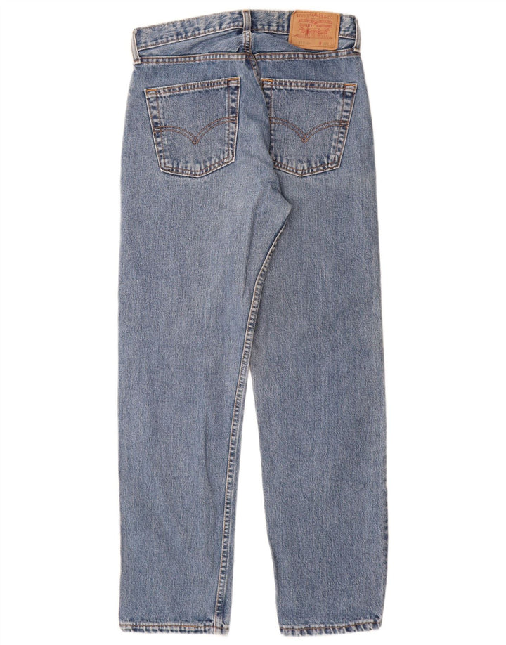 LEVI'S Womens 517 High Waist Bootcut Jeans W30 L30 Blue Cotton