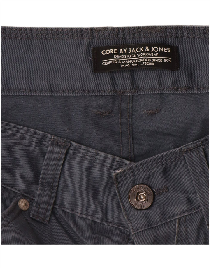 Jack & Jones Mens Casual Shorts W34 Large Grey