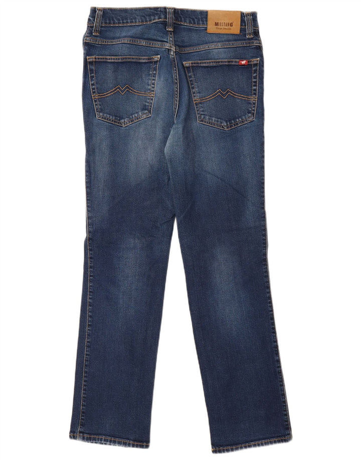 Mustang Womens Tramper Slim Jeans W32 L32 Blue Cotton