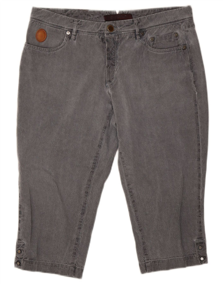Trussardi Womens Bermuda Shorts Medium W28 Grey