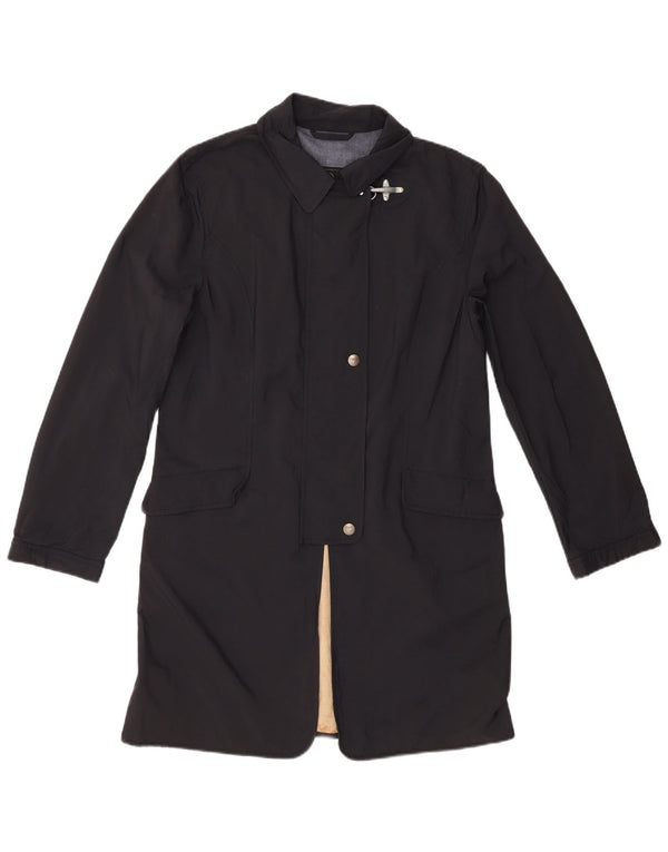 Fay Womens Overcoat UK 14 Large Navy Blue