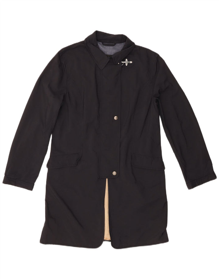 Fay Womens Overcoat UK 14 Large Navy Blue