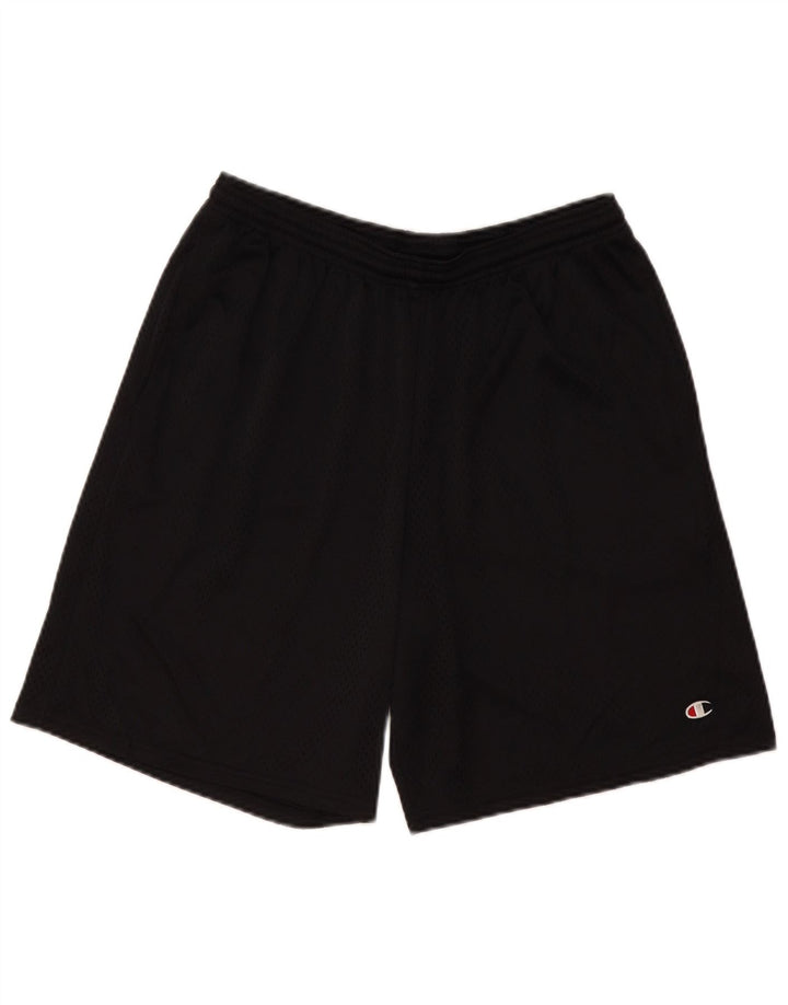 Champion Mens Sport Shorts Medium  Black Polyester