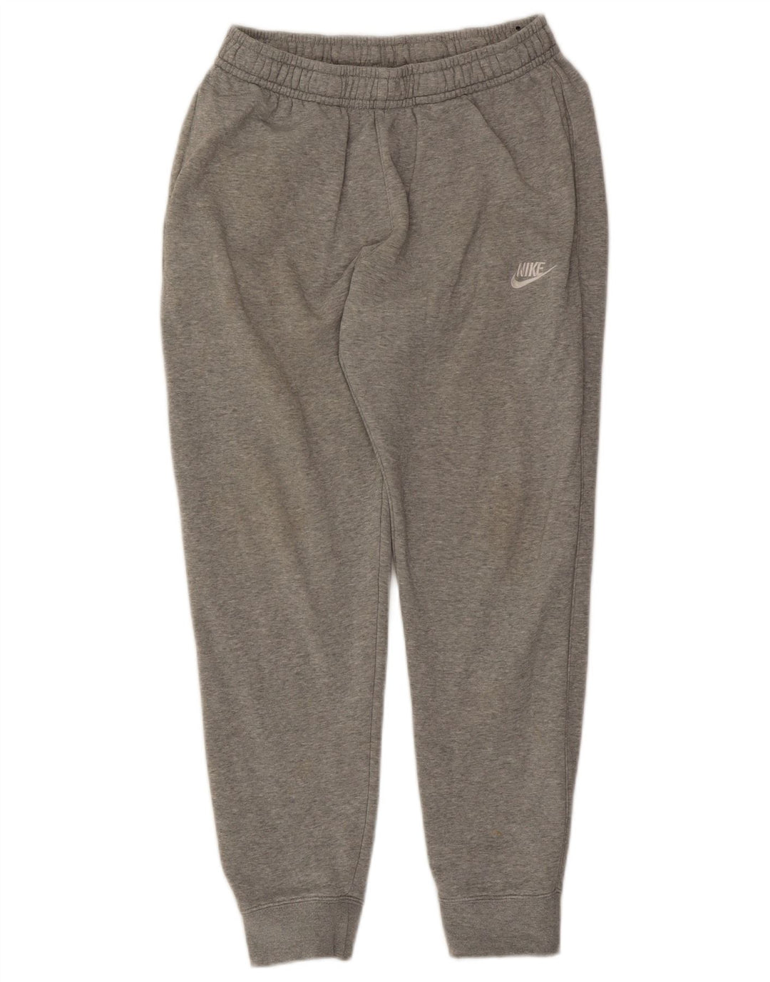 NIKE Mens Tracksuit Trousers Joggers Medium  Grey Cotton