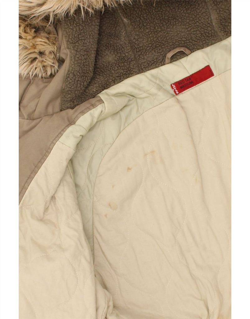 LEVI'S Mens Hooded Parka Jacket UK 38 Medium Beige Cotton | Vintage Levi's | Thrift | Second-Hand Levi's | Used Clothing | Messina Hembry 