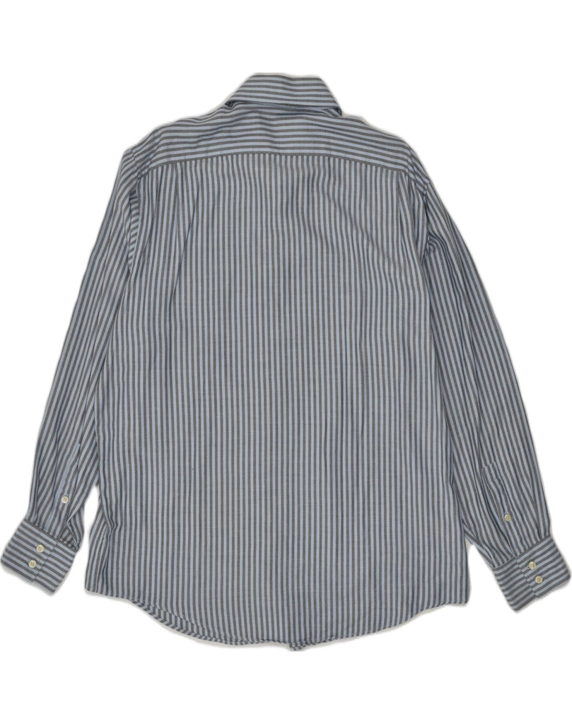 MICHAEL KORS Mens Shirt Large Blue Striped Cotton | Vintage Michael Kors | Thrift | Second-Hand Michael Kors | Used Clothing | Messina Hembry 