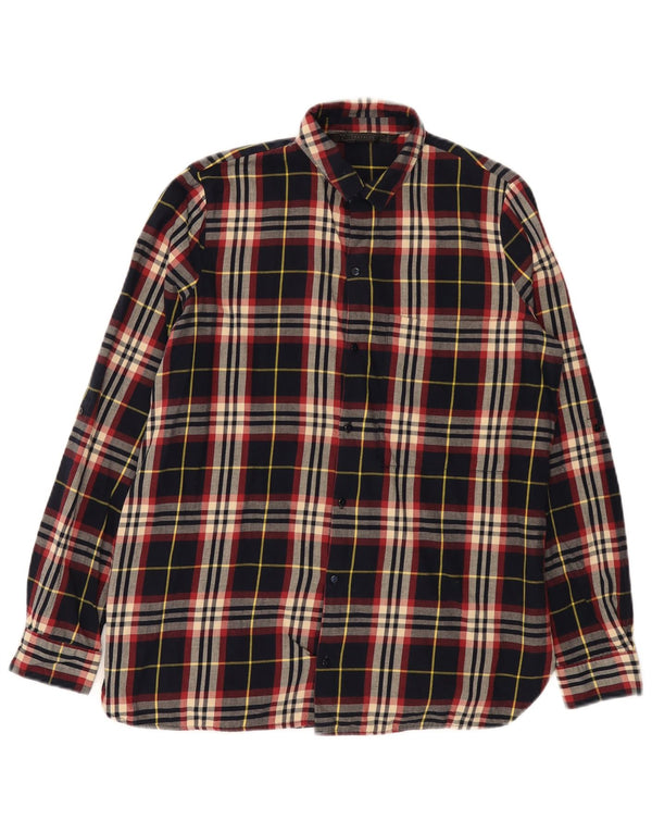 Zara Womens Trafaluc Regular Fit Flannel Shirt Medium Multicoloured Plaid