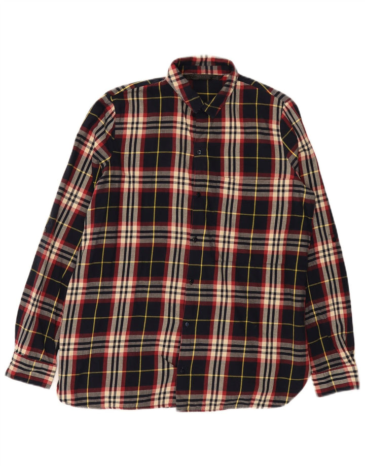 Zara Womens Trafaluc Regular Fit Flannel Shirt Medium Multicoloured Plaid