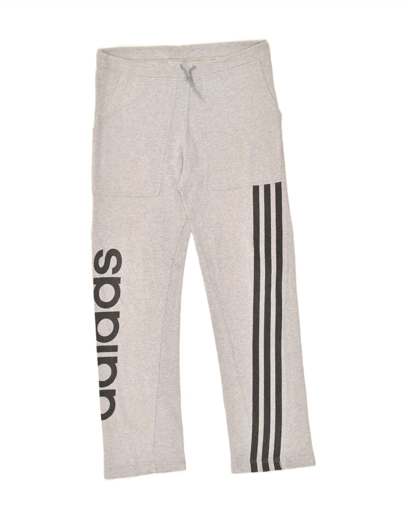 ADIDAS Mens Graphic Tracksuit Trousers Medium Grey | Vintage Adidas | Thrift | Second-Hand Adidas | Used Clothing | Messina Hembry 