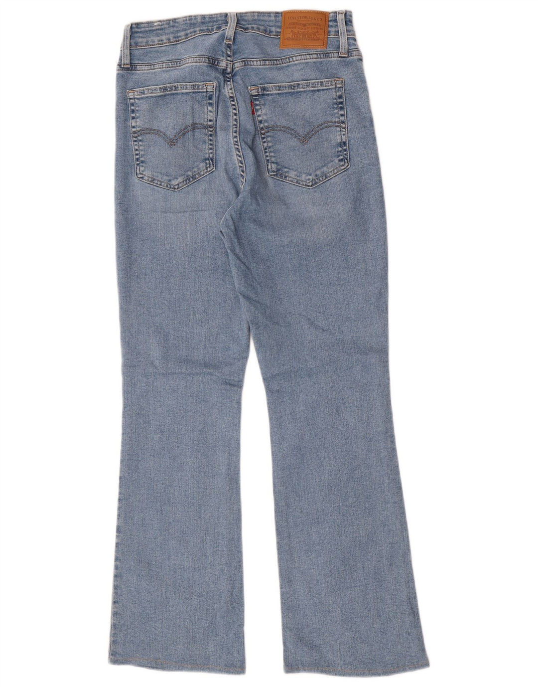 Levi's Womens 725 High Rise Bootcut Jeans W29 L27 Blue Cotton