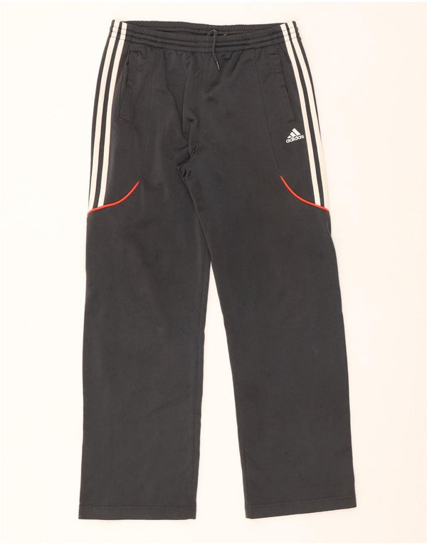 ADIDAS Boys Tracksuit Trousers 11-12 Years  Grey Polyester