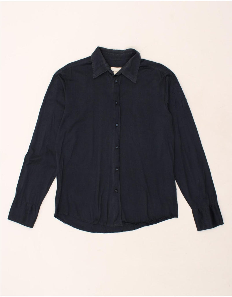 DIESEL Mens Shirt Large Navy Blue Cotton | Vintage Diesel | Thrift | Second-Hand Diesel | Used Clothing | Messina Hembry 