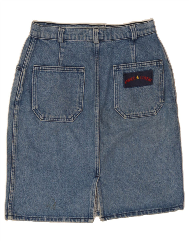 ENRICO COVERI Womens Denim Skirt W28 Medium Blue Vintage Enrico Coveri and Second-Hand Enrico Coveri from Messina Hembry 