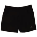 Adidas Womens Climalite Sport Shorts UK 12 Medium Black Polyester