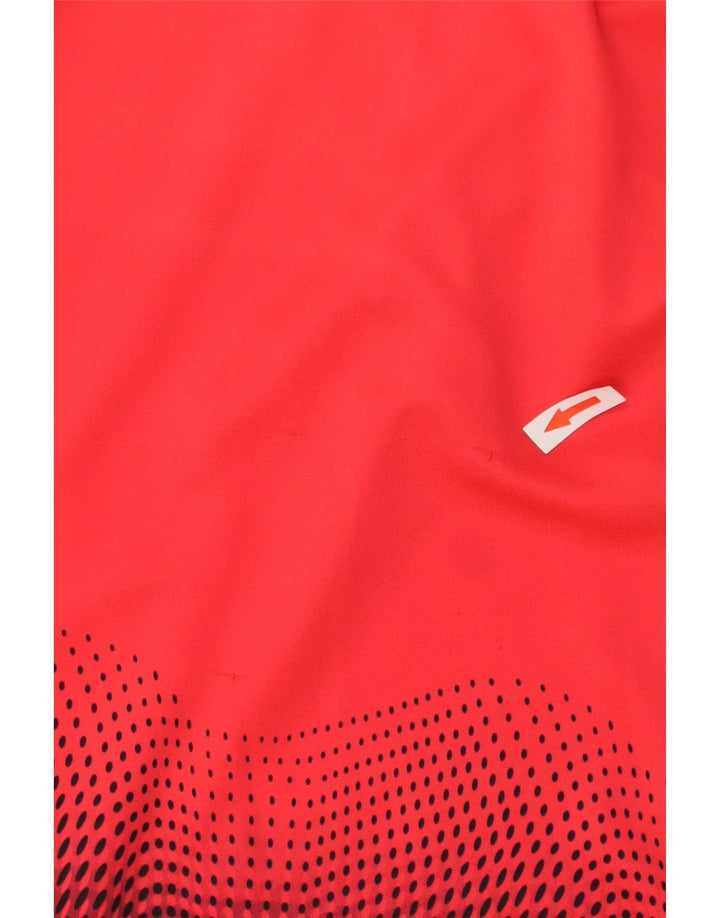 Nike Mens Dri Fit T-Shirt Top Small Red Colourblock