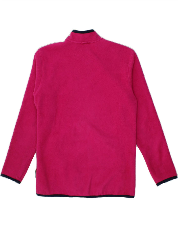 JACK WOLFSKIN Girls Fleece Jacket 11-12 Years Pink Polyester Vintage Jack Wolfskin and Second-Hand Jack Wolfskin from Messina Hembry 