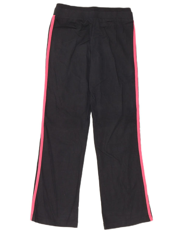 Adidas Girls Tracksuit Trousers Joggers 11-12 Years Black Cotton