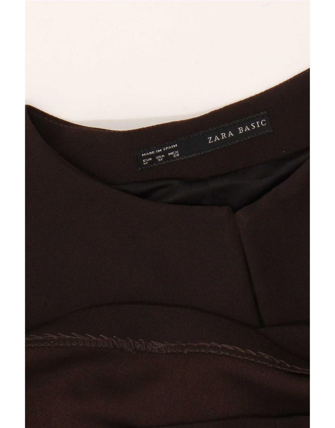 Zara Womens Long Sleeve Shift Dress UK 14 Medium Black