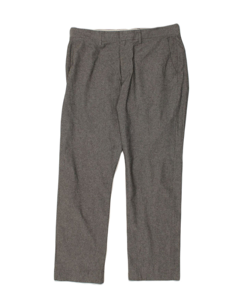 J. CREW Mens Straight Casual Trousers W33 L30 Grey Cotton | Vintage J. Crew | Thrift | Second-Hand J. Crew | Used Clothing | Messina Hembry 