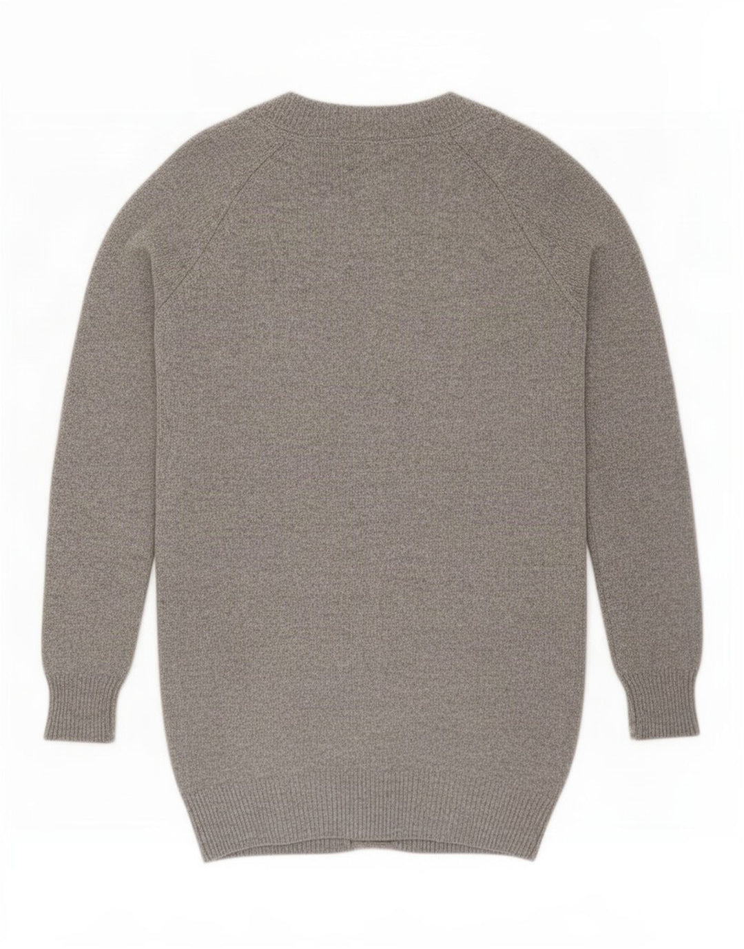 Massimo Dutti Womens Cardigan Sweater UK 16 Large Grey Wool