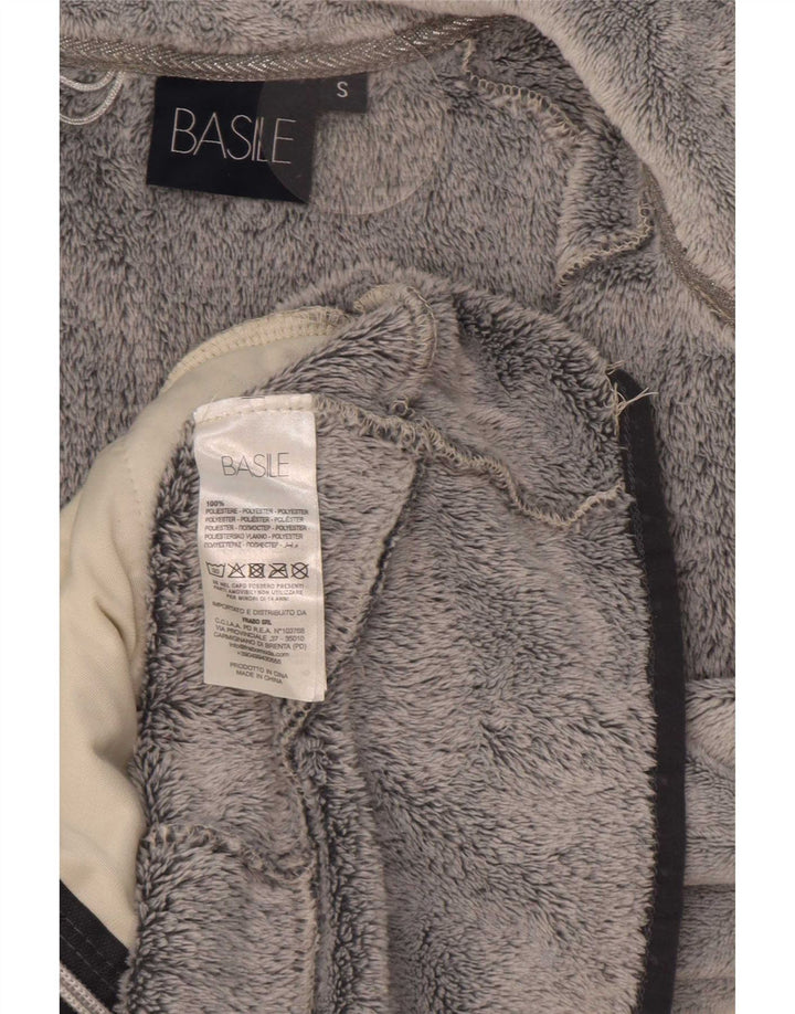 Basile Womens Fleece Jacket UK 10 Small Grey Polyester