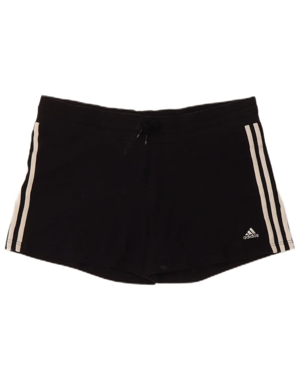 Adidas Womens Sport Shorts UK 22 XL Black Cotton
