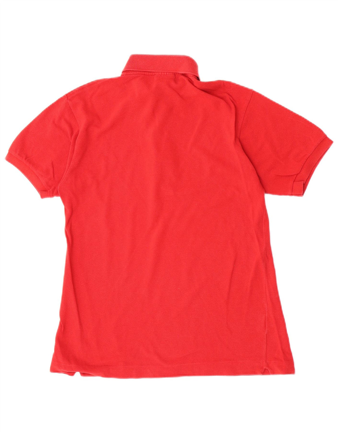 Lacoste Mens Polo Shirt Size 2 XS Red Cotton