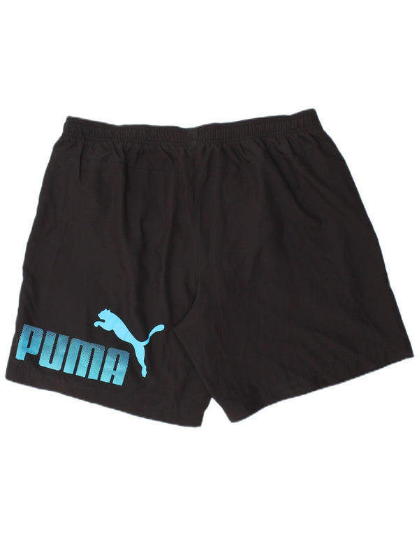 Puma Mens Graphic Sport Shorts XL  Black Polyester