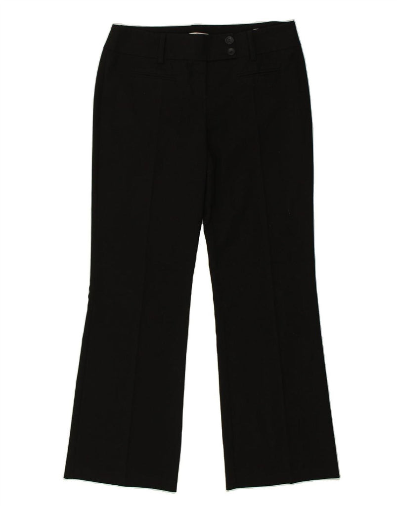 S.OLIVER Womens Bootcut Suit Trousers IT 40 Small W34 L31  Black Polyester | Vintage S.Oliver | Thrift | Second-Hand S.Oliver | Used Clothing | Messina Hembry 