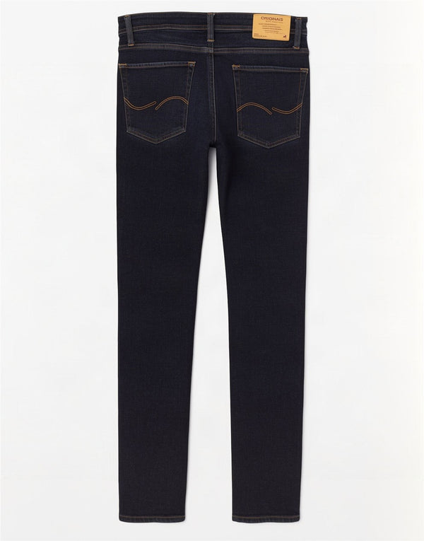 Jack & Jones Mens Ben Skinny Jeans W34 L34 Navy Blue Cotton