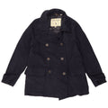 Jack Wills Womens Pea Coat UK 12 Medium Navy Blue Wool