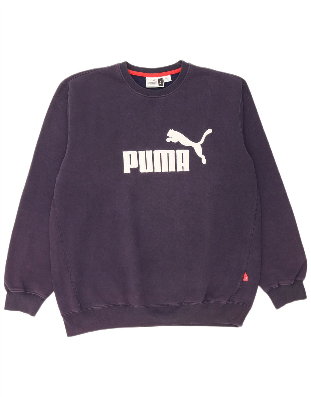 Puma Mens Graphic Sweatshirt Jumper Large Navy Blue