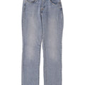 LEVI'S Womens 505 Straight Jeans US 8 Medium W29 L32 Blue Cotton