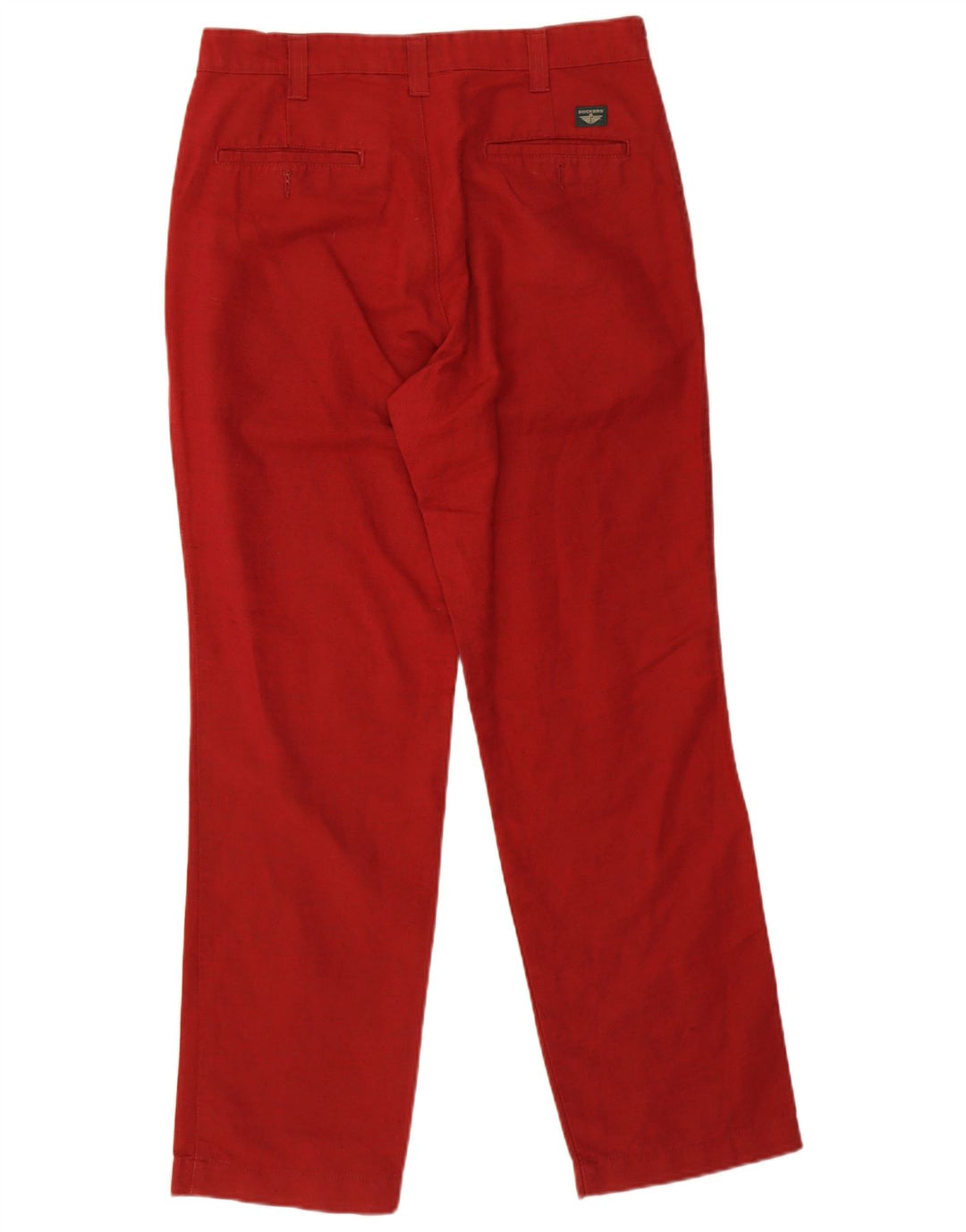 Dockers Mens Khakis Straight Chino Trousers W33 L32 Red
