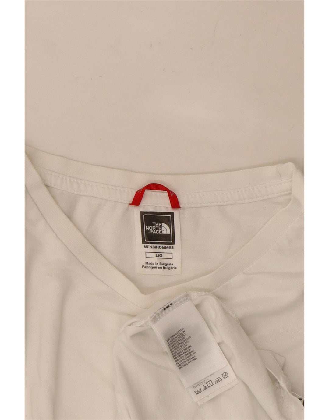 THE NORTH FACE Mens T-Shirt Top Large White Cotton