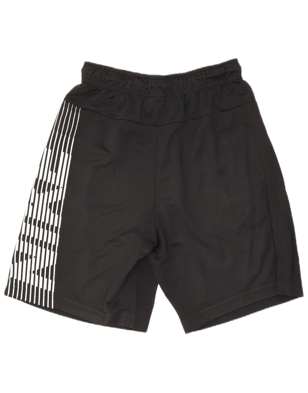 Nike Mens Dri Fit Graphic Sport Shorts Small Black Pinstripe Polyester