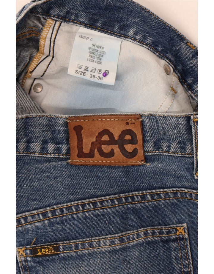 Lee Mens Denver Bootcut Jeans W36 L33 Blue Cotton