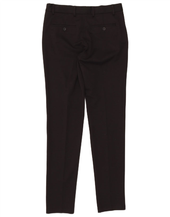Jack & Jones Mens Marco Slim Chino Trousers W32 L34 Black Polyester