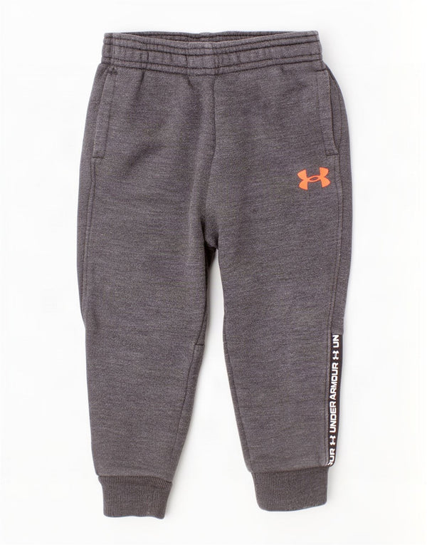 Under Armour Baby Boys Graphic Joggers Tracksuit Trousers 12-18 Months Grey