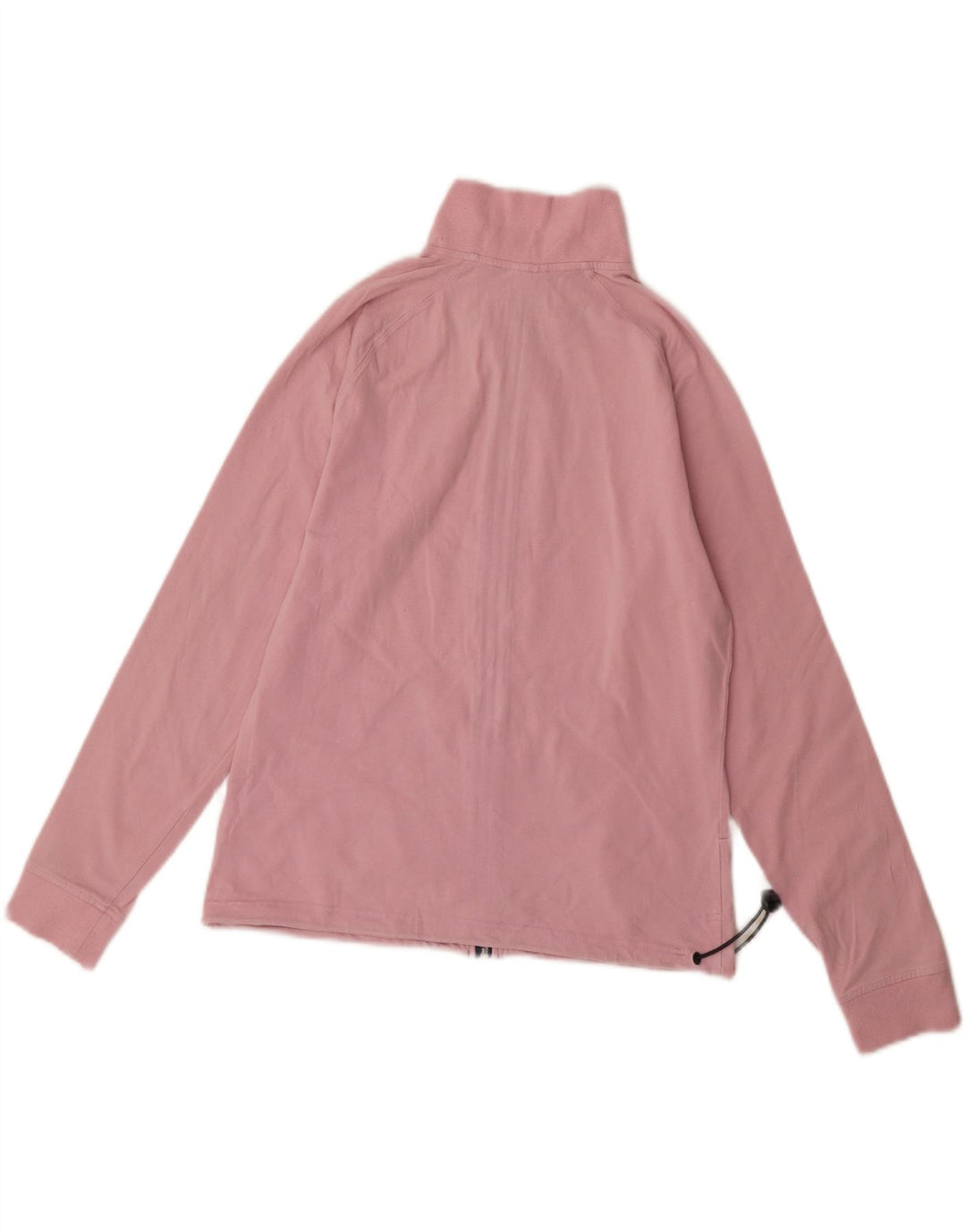 Asics Womens Tracksuit Top Jacket UK 12 Medium Pink Cotton