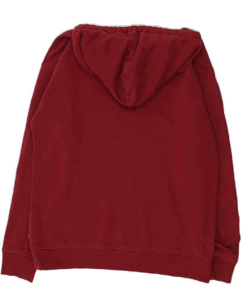 VANS Mens Hoodie Jumper Medium Burgundy Cotton | Vintage Vans | Thrift | Second-Hand Vans | Used Clothing | Messina Hembry 