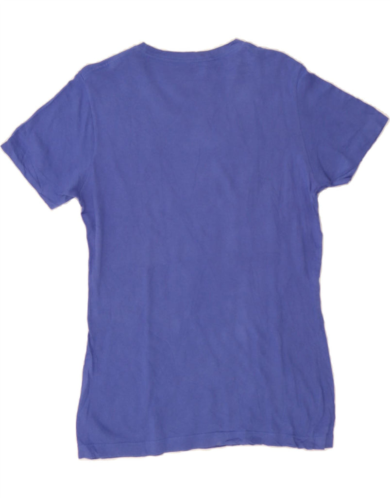 NIKE Womens Graphic T-Shirt Top UK 14 Large Blue Cotton Vintage Nike and Second-Hand Nike from Messina Hembry 